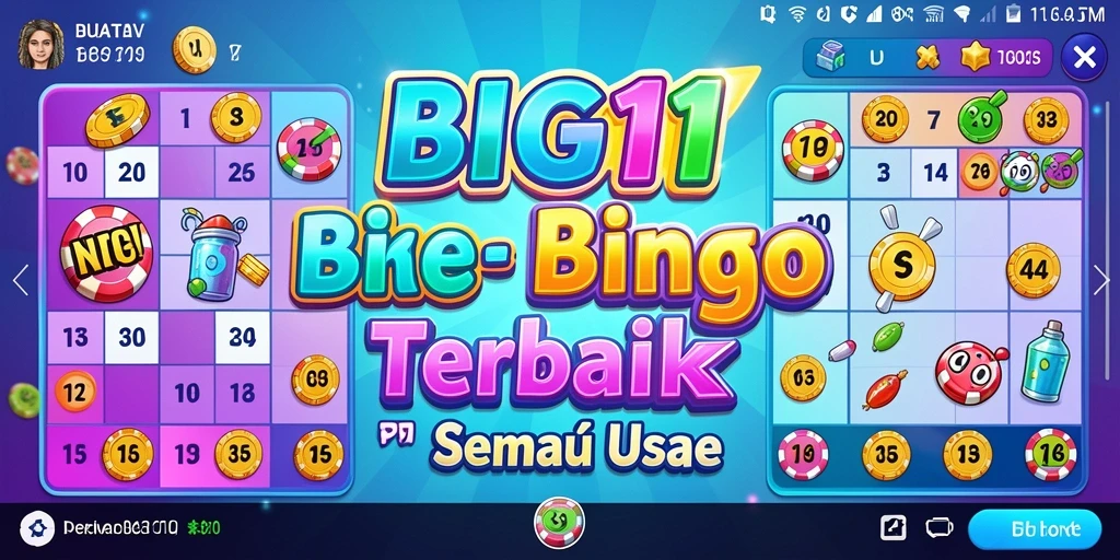 Tampilan gameplay Bingo yang seru dan menyenangkan di BIG11.