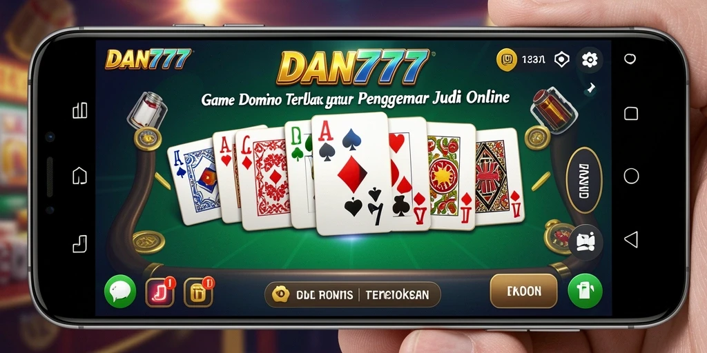 Tampilan gameplay yang seru dalam DAN777 Domino.
