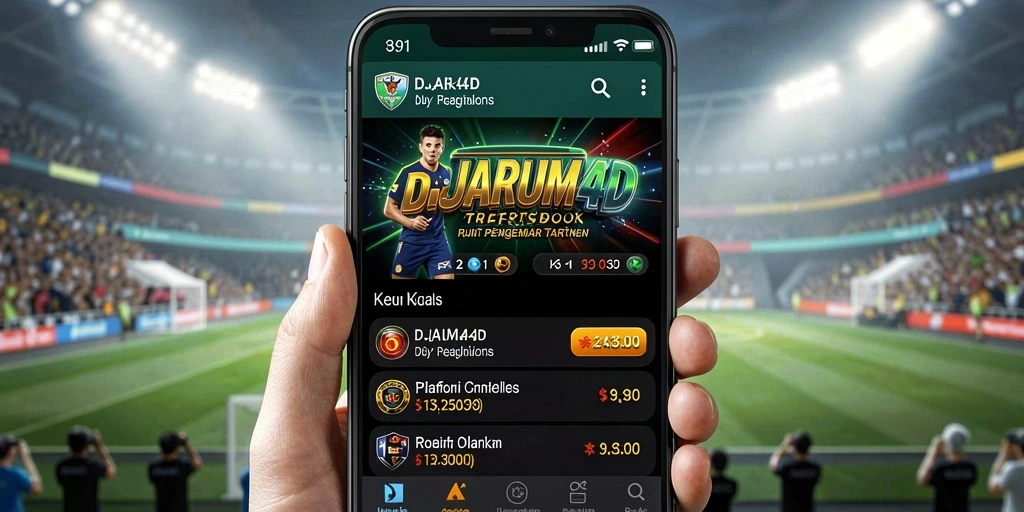 Screenshot gameplay DJARUM4D yang menampilkan taruhan olahraga langsung.