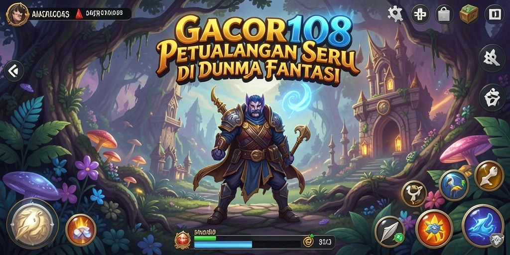 Tampilan gameplay seru dalam GACOR108 dengan banyak petualangan.