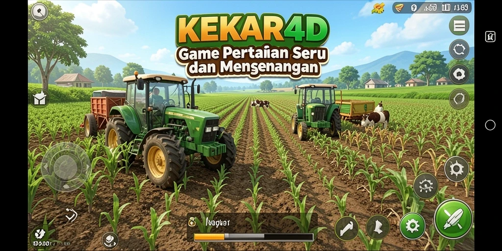 Gameplay seru dari KEKAR4D di dunia pertanian.