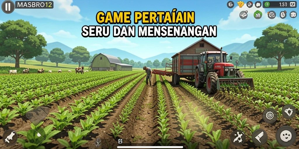 Tampilkan gameplay seru di ladang virtual MASBRO12.