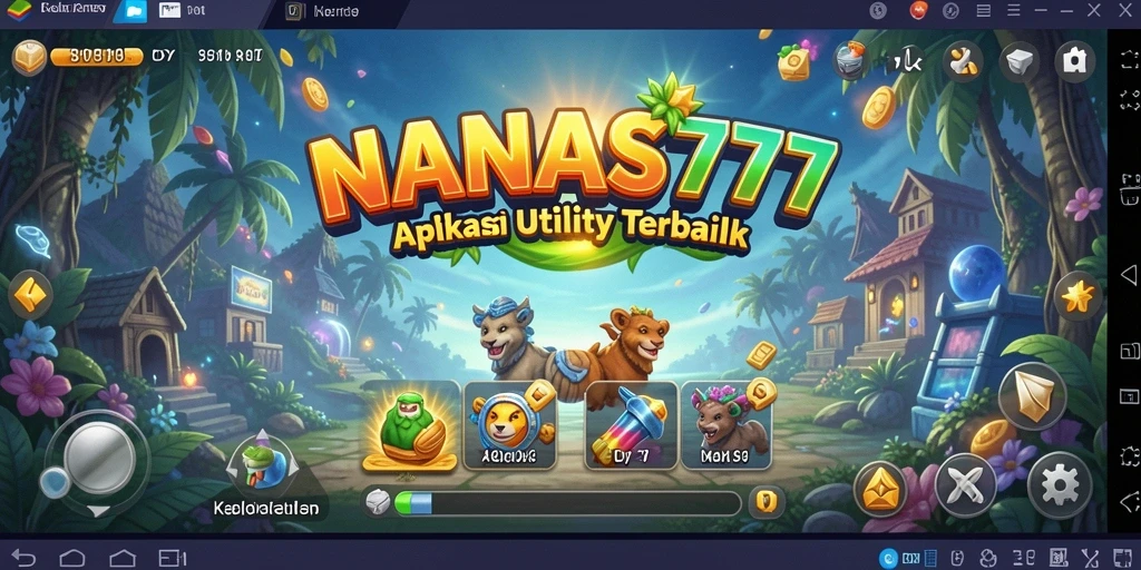 Tampilan antarmuka NANAS777 yang menawan untuk manajemen Utility.