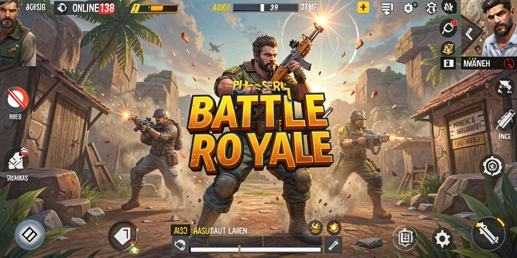 Tampilan gameplay menegangkan dari ONLINE138 yang penuh aksi.