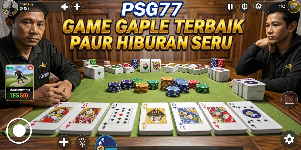 Tampilan gameplay Gaple yang menarik dan interaktif.