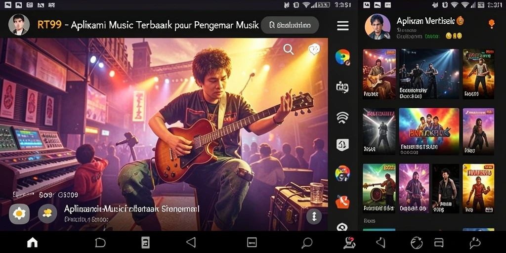 Tampilan gameplay RT99 yang menarik dan penuh warna.