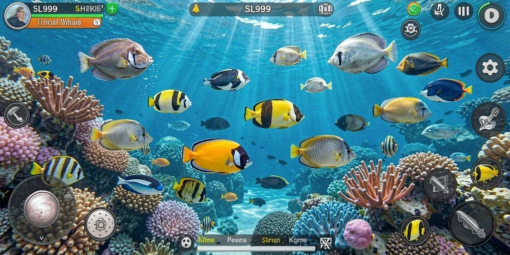 Tangkapan layar gameplay Tembak Ikan dengan aksi seru dan grafis menawan.