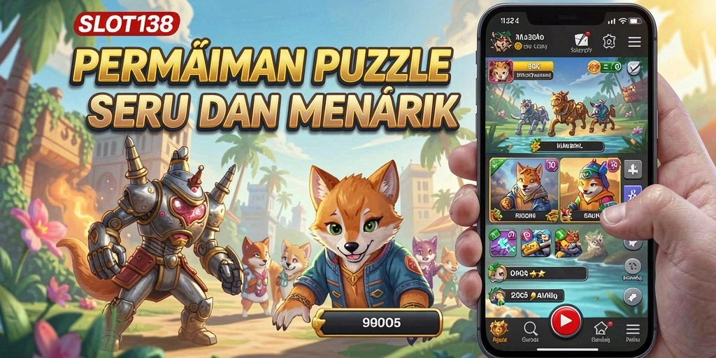 Tampilan gameplay SLOT138 yang penuh warna dan menantang.