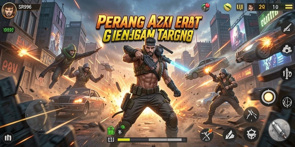 Tampilan seru gameplay aksi dari SR996.