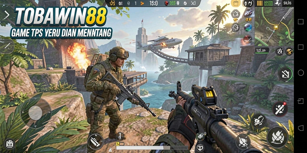 Tampilan gameplay TOBAWIN88 yang seru dan menegangkan.